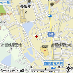 大阪府泉佐野市鶴原840-50周辺の地図