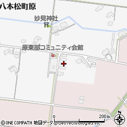 広島県東広島市八本松町原8030周辺の地図