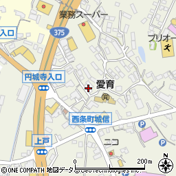 広島県東広島市西条町御薗宇6437周辺の地図