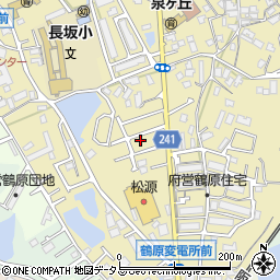 大阪府泉佐野市鶴原840周辺の地図