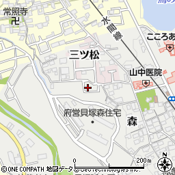 大阪府貝塚市森651周辺の地図