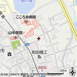 大阪府貝塚市森456周辺の地図