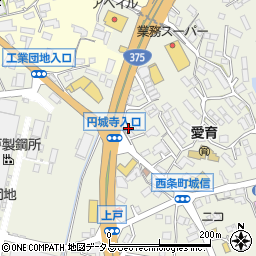 広島県東広島市西条町御薗宇6461周辺の地図