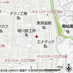 梅川鉄工所周辺の地図