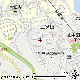 大阪府貝塚市森669周辺の地図