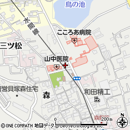 大阪府貝塚市森525周辺の地図