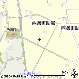 広島県東広島市西条町助実221周辺の地図