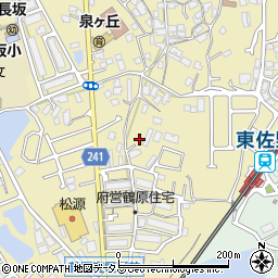 大阪府泉佐野市鶴原484周辺の地図
