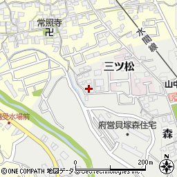 大阪府貝塚市森676周辺の地図