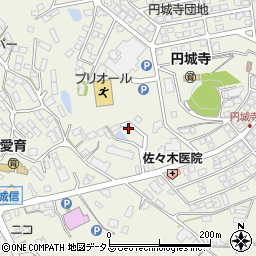 広島県東広島市西条町御薗宇6037-4周辺の地図