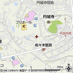 広島県東広島市西条町御薗宇6037-8周辺の地図