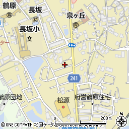 大阪府泉佐野市鶴原840-87周辺の地図