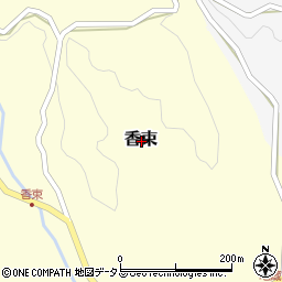 奈良県吉野郡吉野町香束周辺の地図