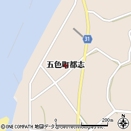 兵庫県洲本市五色町都志周辺の地図