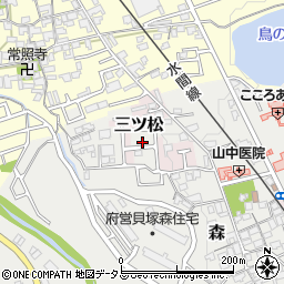 大阪府貝塚市森654周辺の地図