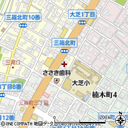 池田パーキング周辺の地図