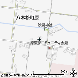 広島県東広島市八本松町原8024周辺の地図