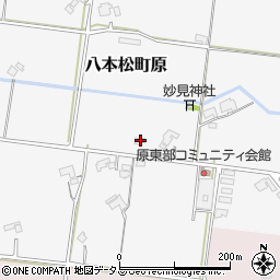 広島県東広島市八本松町原8439周辺の地図