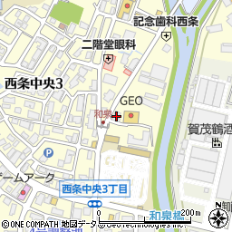 広島ミシン・センター　東広島店周辺の地図