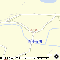 山口県山口市阿東徳佐上上半久1710周辺の地図