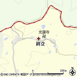奈良県吉野郡大淀町鉾立223周辺の地図