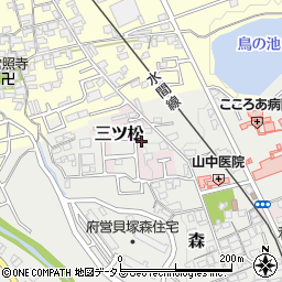 大阪府貝塚市森656周辺の地図