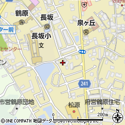 大阪府泉佐野市鶴原909周辺の地図
