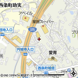 広島県東広島市西条町御薗宇6513周辺の地図