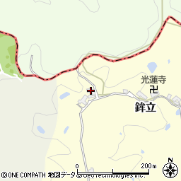 奈良県吉野郡大淀町鉾立119周辺の地図