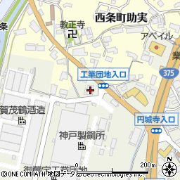 広島県東広島市西条町御薗宇6400-7周辺の地図