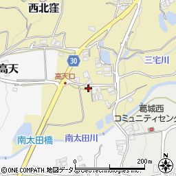奈良県御所市西北窪361周辺の地図