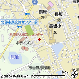 大阪府泉佐野市鶴原1065周辺の地図