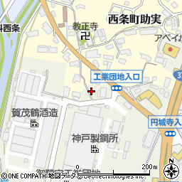 広島県東広島市西条町御薗宇6372周辺の地図