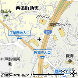 広島県東広島市西条町御薗宇6465周辺の地図