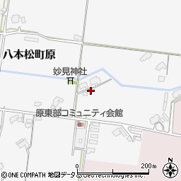 広島県東広島市八本松町原8523周辺の地図