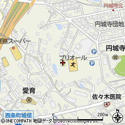 広島県東広島市西条町御薗宇6538周辺の地図