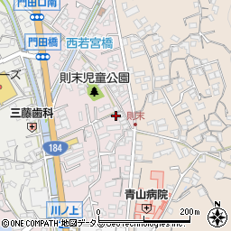 広島県尾道市西則末町周辺の地図