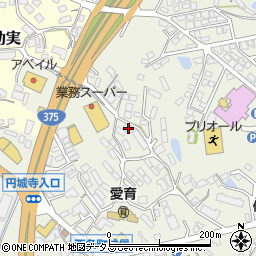 広島県東広島市西条町御薗宇6450周辺の地図