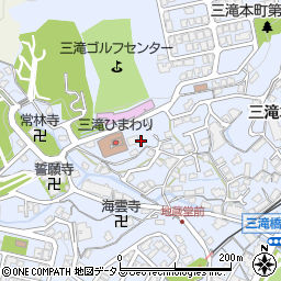 広島県広島市西区三滝本町周辺の地図