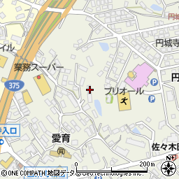 広島県東広島市西条町御薗宇6542周辺の地図