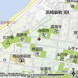 山口県萩市北古萩町周辺の地図