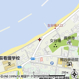 山口県萩市今魚店町周辺の地図