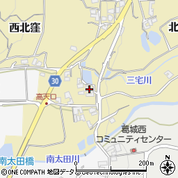 奈良県御所市西北窪201周辺の地図