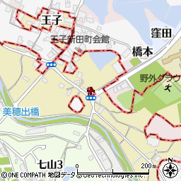 大阪府貝塚市地藏堂400周辺の地図