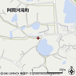 大阪府岸和田市阿間河滝町1337-1周辺の地図