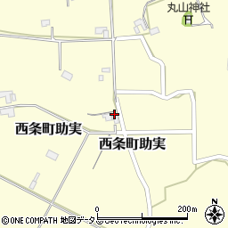 広島県東広島市西条町助実479周辺の地図