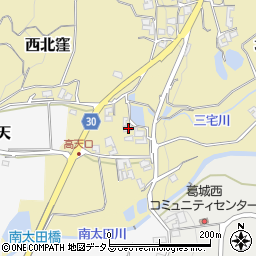 奈良県御所市西北窪79周辺の地図