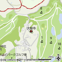大巌寺周辺の地図
