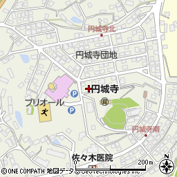 広島県東広島市西条町御薗宇6941周辺の地図