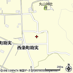 広島県東広島市西条町助実351周辺の地図